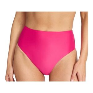 Time and Tru Women's High Waist Pink Swim Bikini Bottoms Size XL
(16-18)
